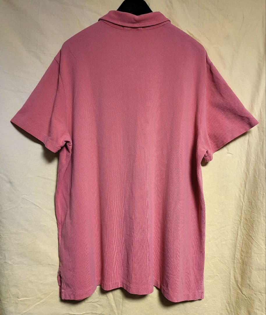 ラルフローレン　鹿の子素材　希少な　胸ポケット　ポニー刺繍　ポロシャツ