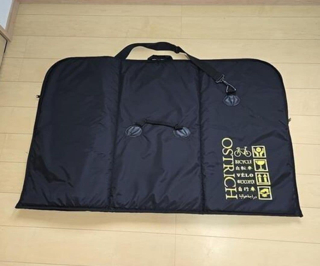 【未使用品】OSTRICH OS-500　自転車用大型バッグ 黒