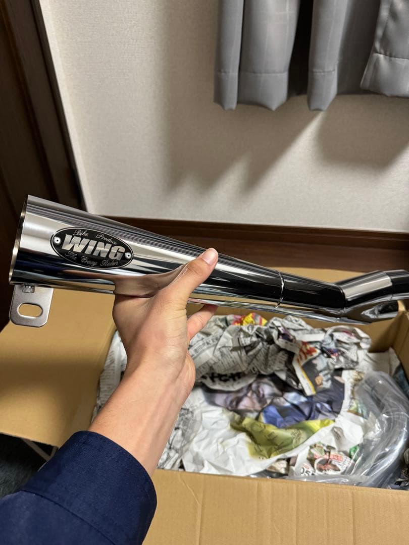 ウイングマフラー New wing