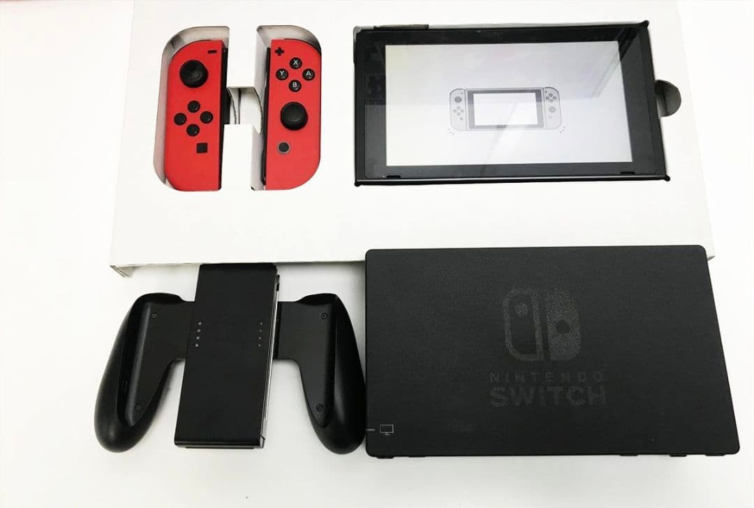 Nintendo Switch 赤/黒 本体 スーパーマリオオデッセイ付き