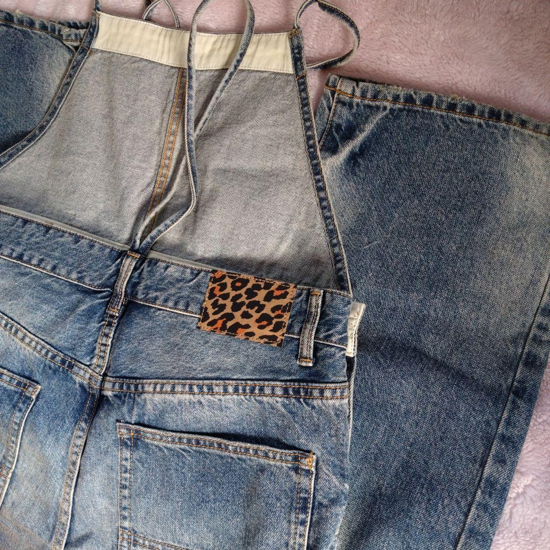 Whim Gazette デニムオールインワン インディゴブルー Fサイズ 新品