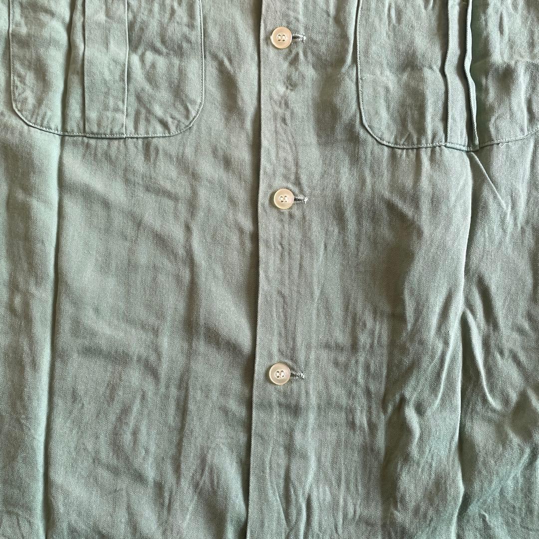 Hilton ボーリングシャツ 希少50-60s 黒タグ M