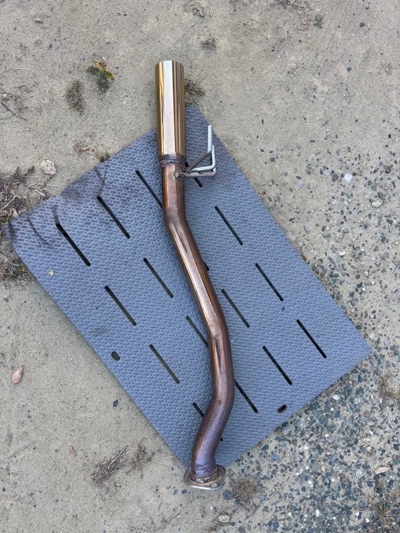 シビックタイプR FD2 ゼロファイターマフラー　リアピース　サイレンサー付き