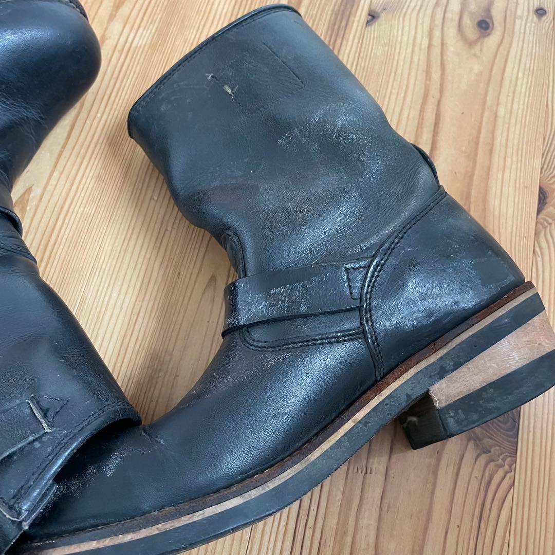 希少 廃盤 Hawkins エンジニアブーツ ワークブーツ ブラック レザー