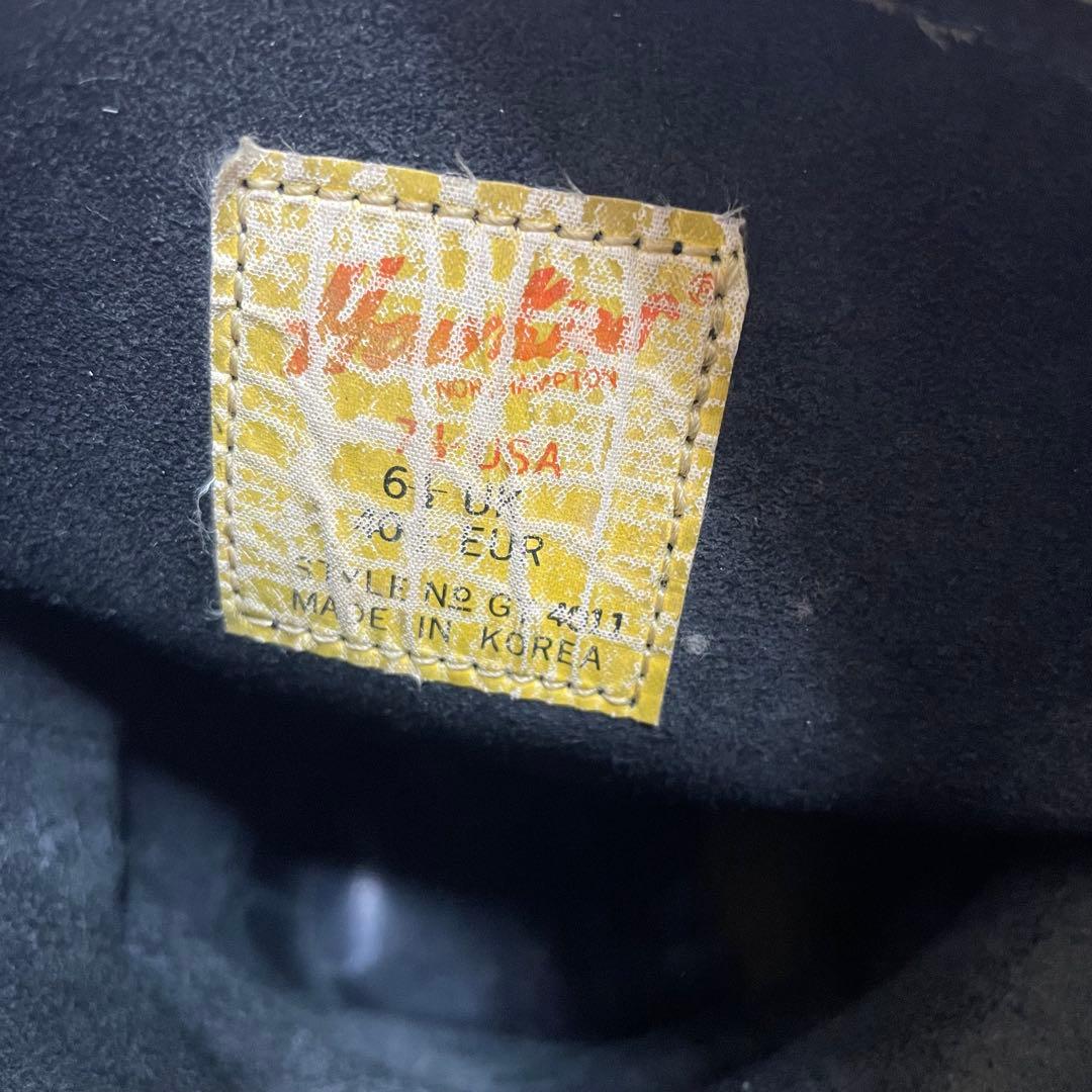 希少 廃盤 Hawkins エンジニアブーツ ワークブーツ ブラック レザー