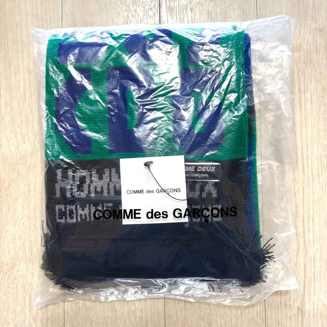 新品 コムデギャルソンオムドゥ マフラー CDG シュプリーム ブラック