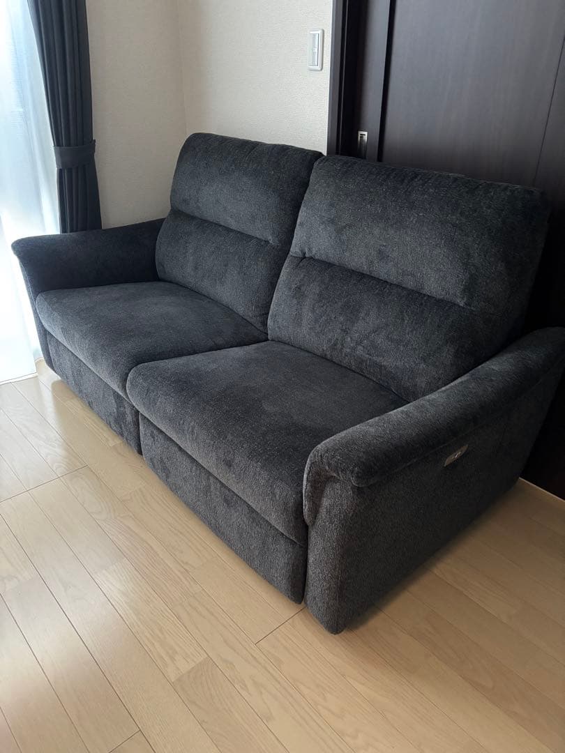 【かみ※プロフ必読】電動リクライニングソファ3人掛け