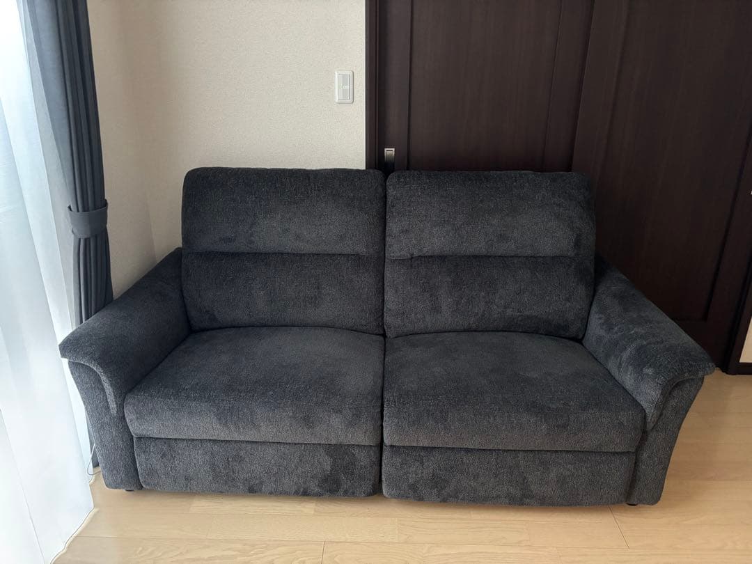 【かみ※プロフ必読】電動リクライニングソファ3人掛け