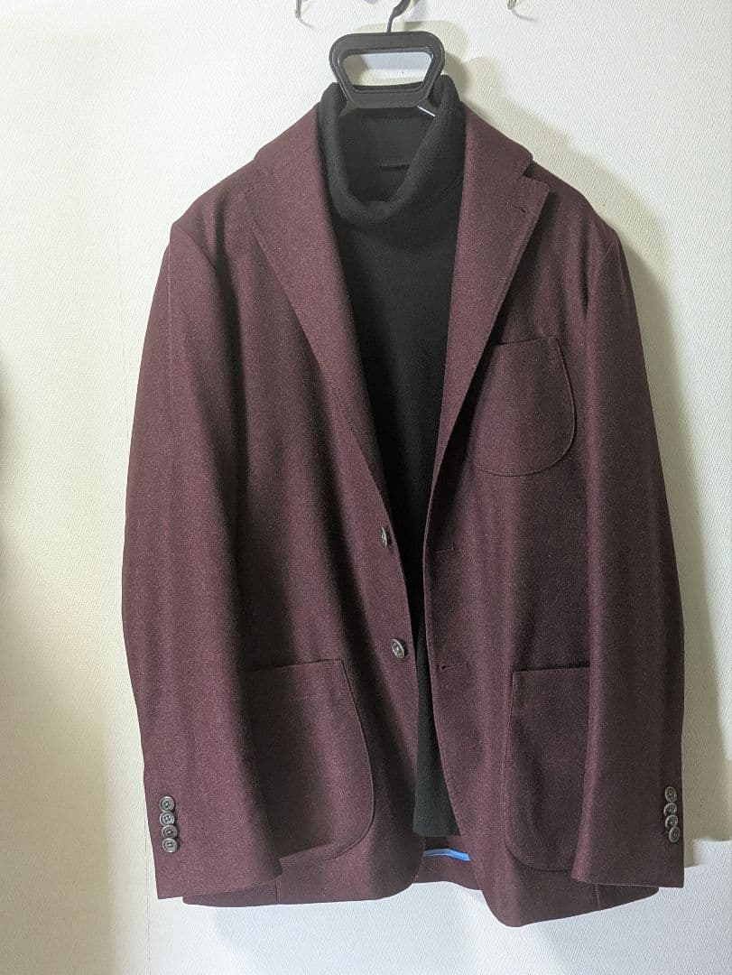 【イタリア製】SACCO ザッコ Napoli カノニコ生地 ジャケット 50