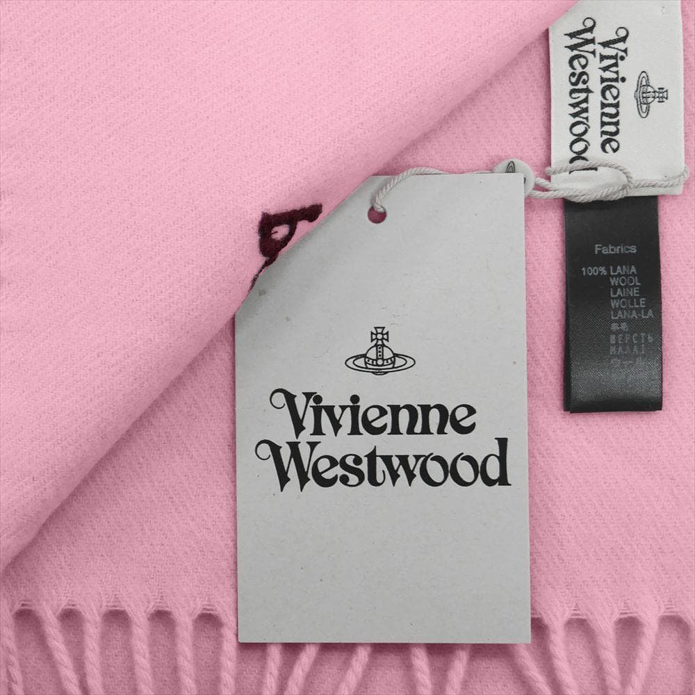 新品 BOX/タグ付 ヴィヴィアンウエストウッド マフラー ピンク 誕生日
