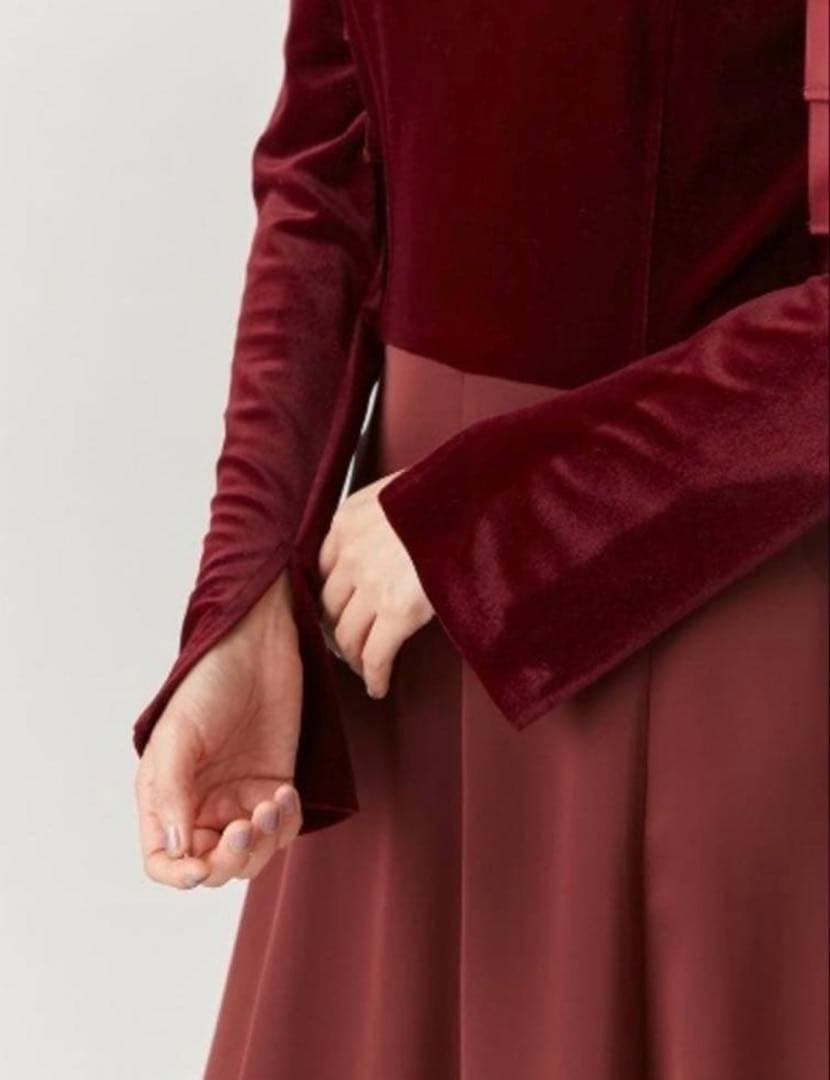 フレイアイディー　FRAY I.D リボンショルダードレス 【完売品】　最安値