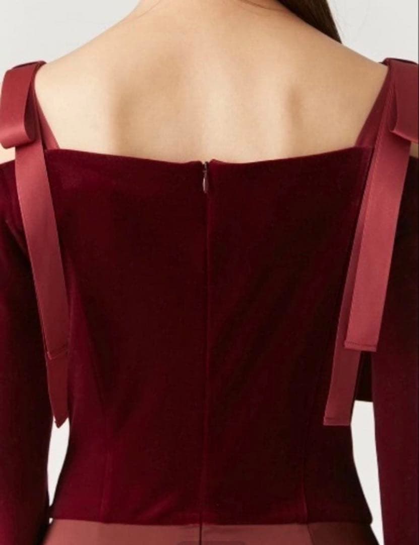 フレイアイディー　FRAY I.D リボンショルダードレス 【完売品】　最安値