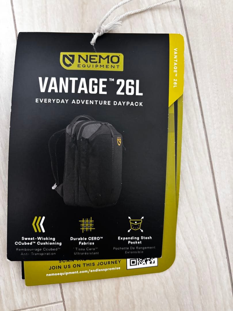NEMO VANTAGE 26L ニーモ　バックパック　バンテージ26