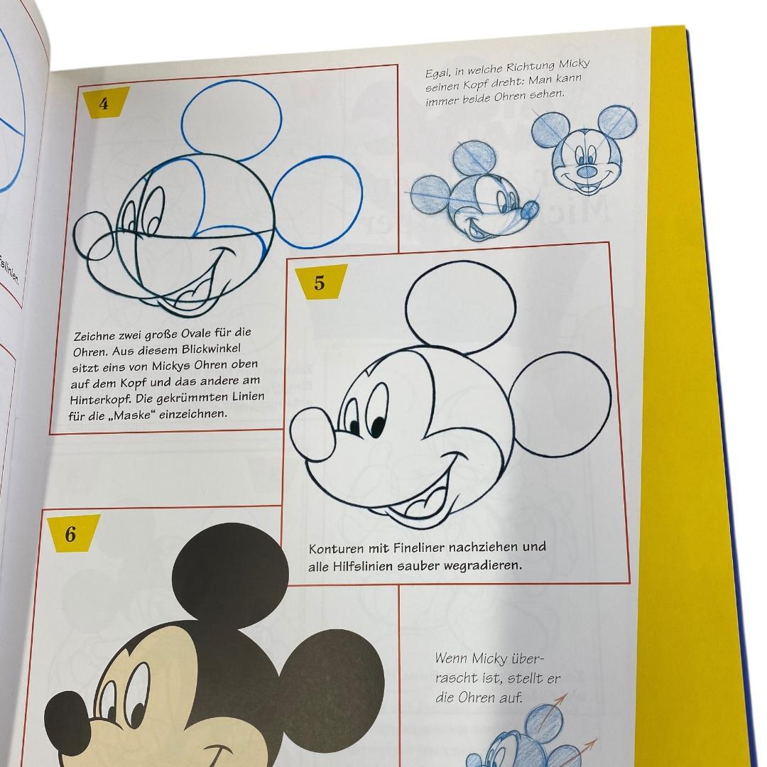 ICH KANN ZEICHNEN ディズニー書き方絵本ドイツ語dd306