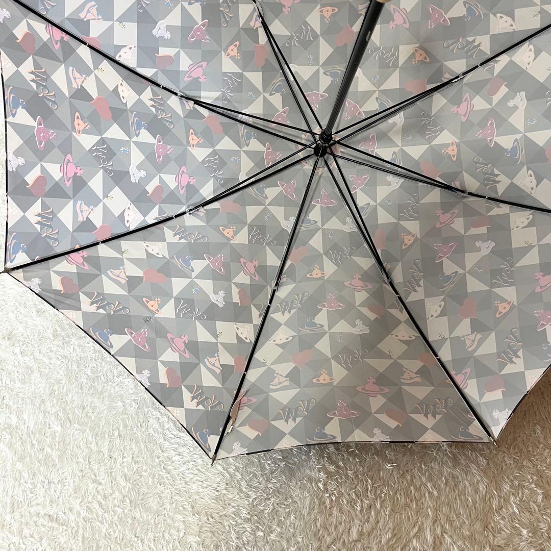 ✨超激レア✨Vivienne Westwood 総柄 長傘 オーブ マルチカラー