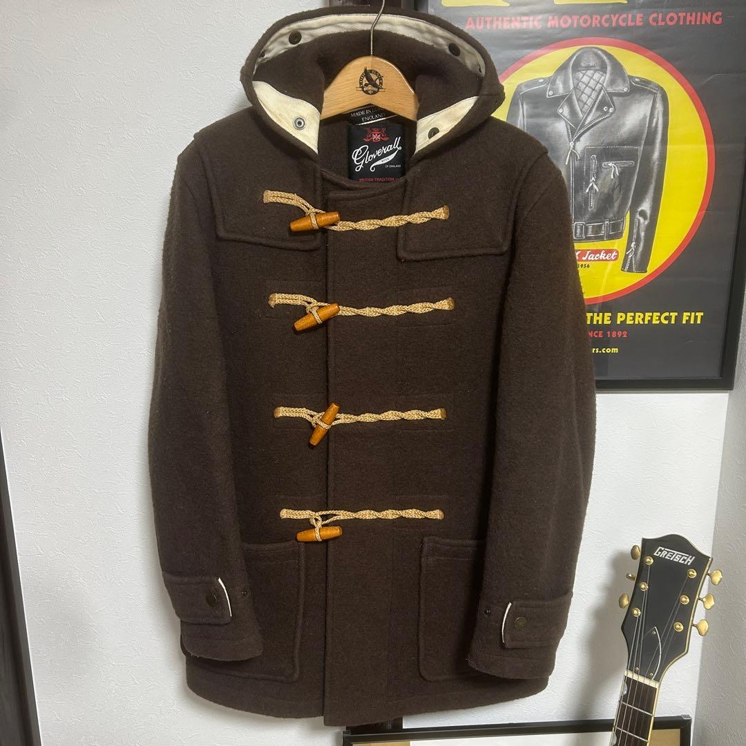 状態良好 MADE IN ENGLAND グローバーオール ダッフルコート