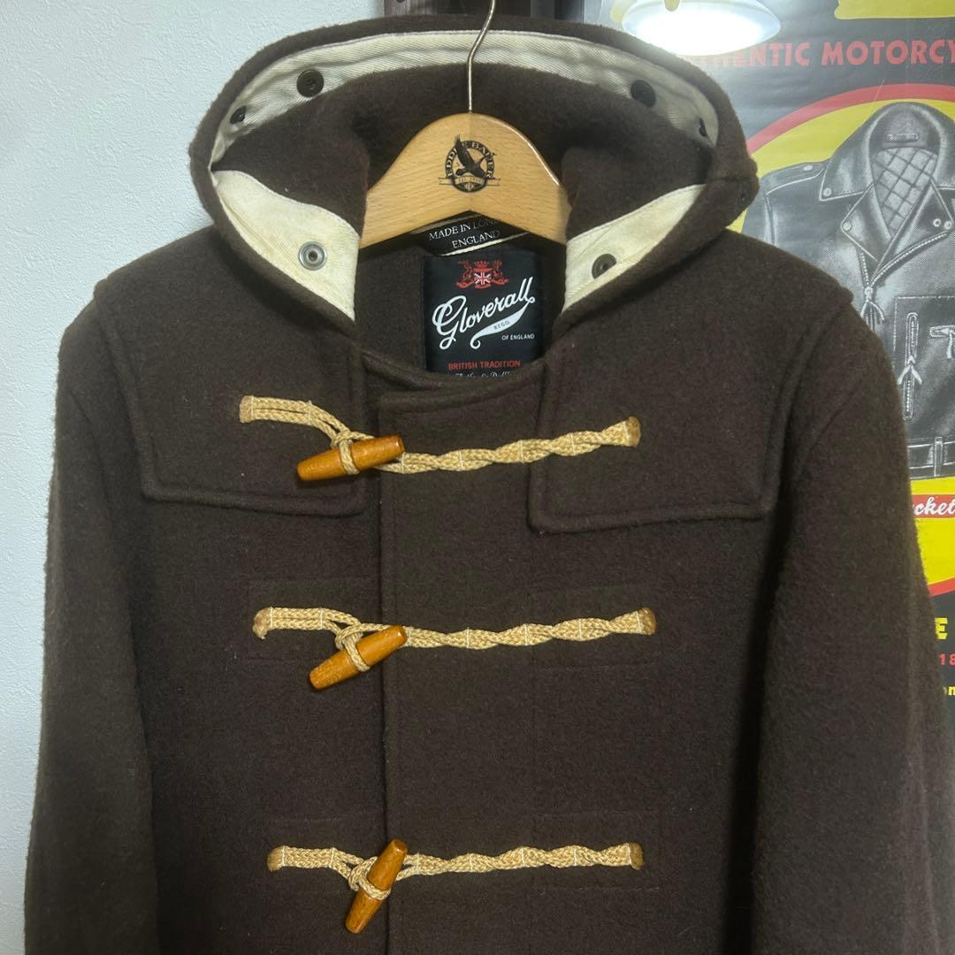 状態良好 MADE IN ENGLAND グローバーオール ダッフルコート