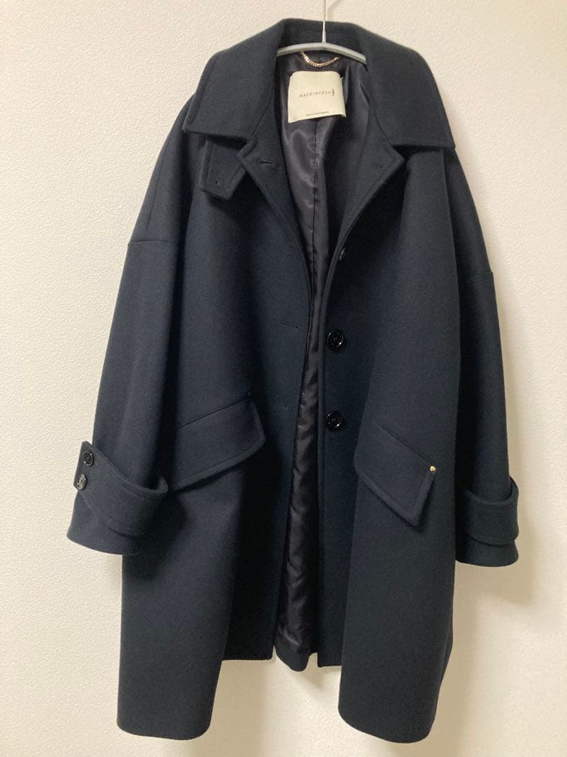 イエナ別注MACKINTOSH HUMBIEネイビーコート サイズ36