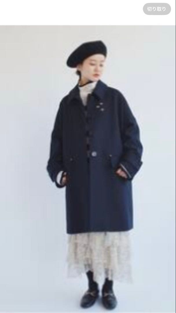 イエナ別注MACKINTOSH HUMBIEネイビーコート サイズ36