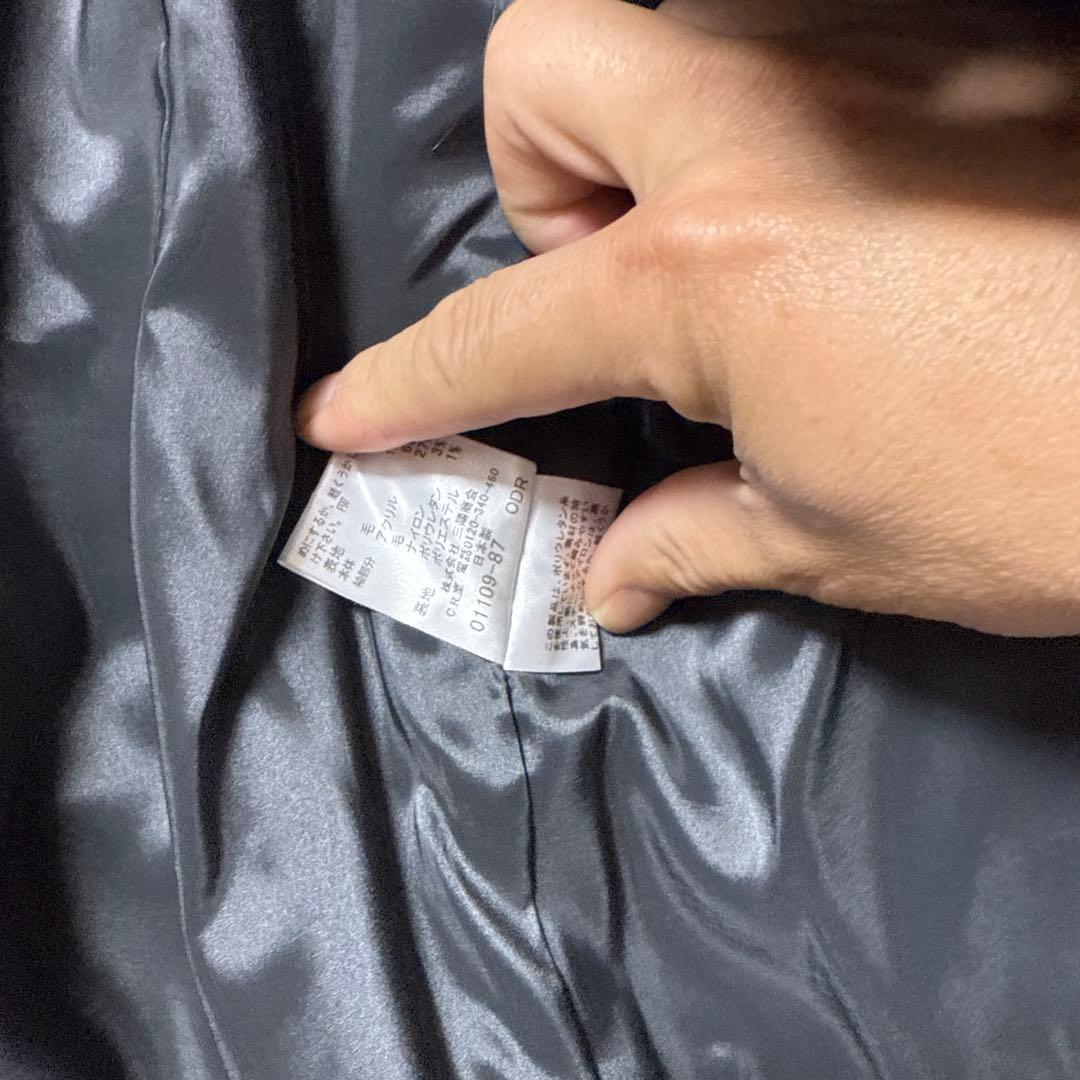 BURBERRY グレー ピーコート ウール　140