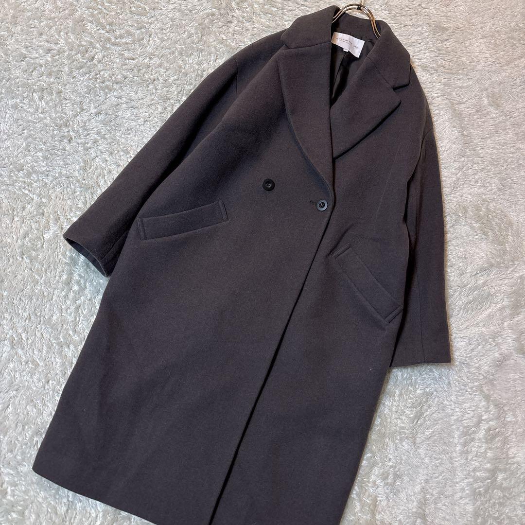 美品＊ユナイテッドアローズ　チェスターコート　ゆったり　ダブル