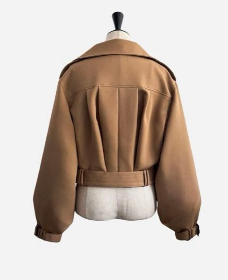 【shéller】 2way short trench coat