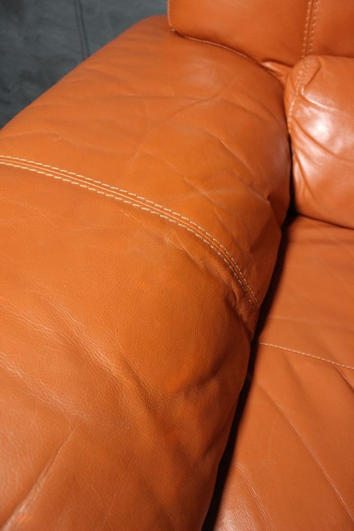 首都圏送無料〜訳あり４０万大塚家具 レザーワールド 本革 コーナーソファ