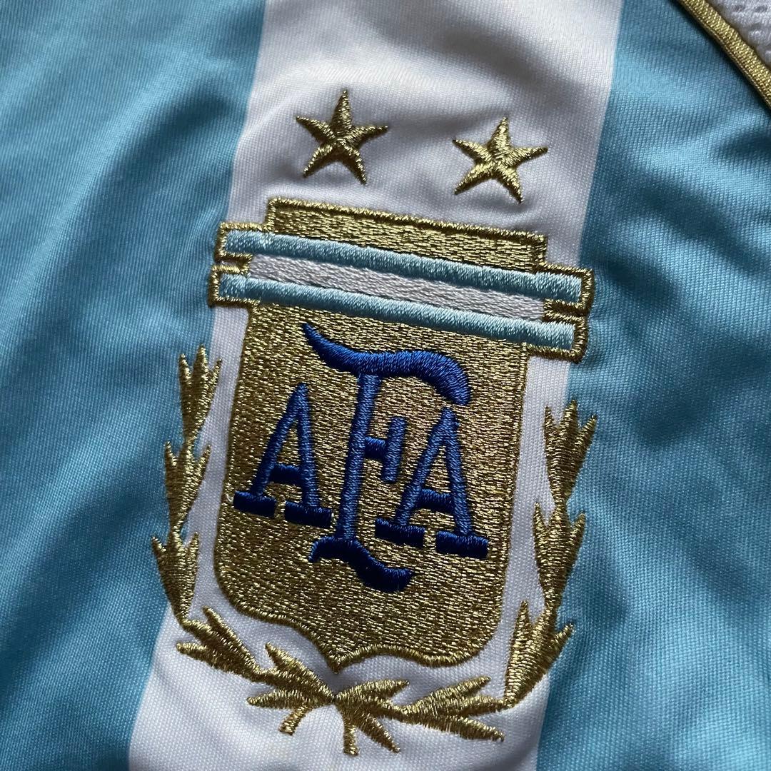 ★adidasアディダス06/07アルゼンチン代表半袖ユニフォーム2XOサイズ