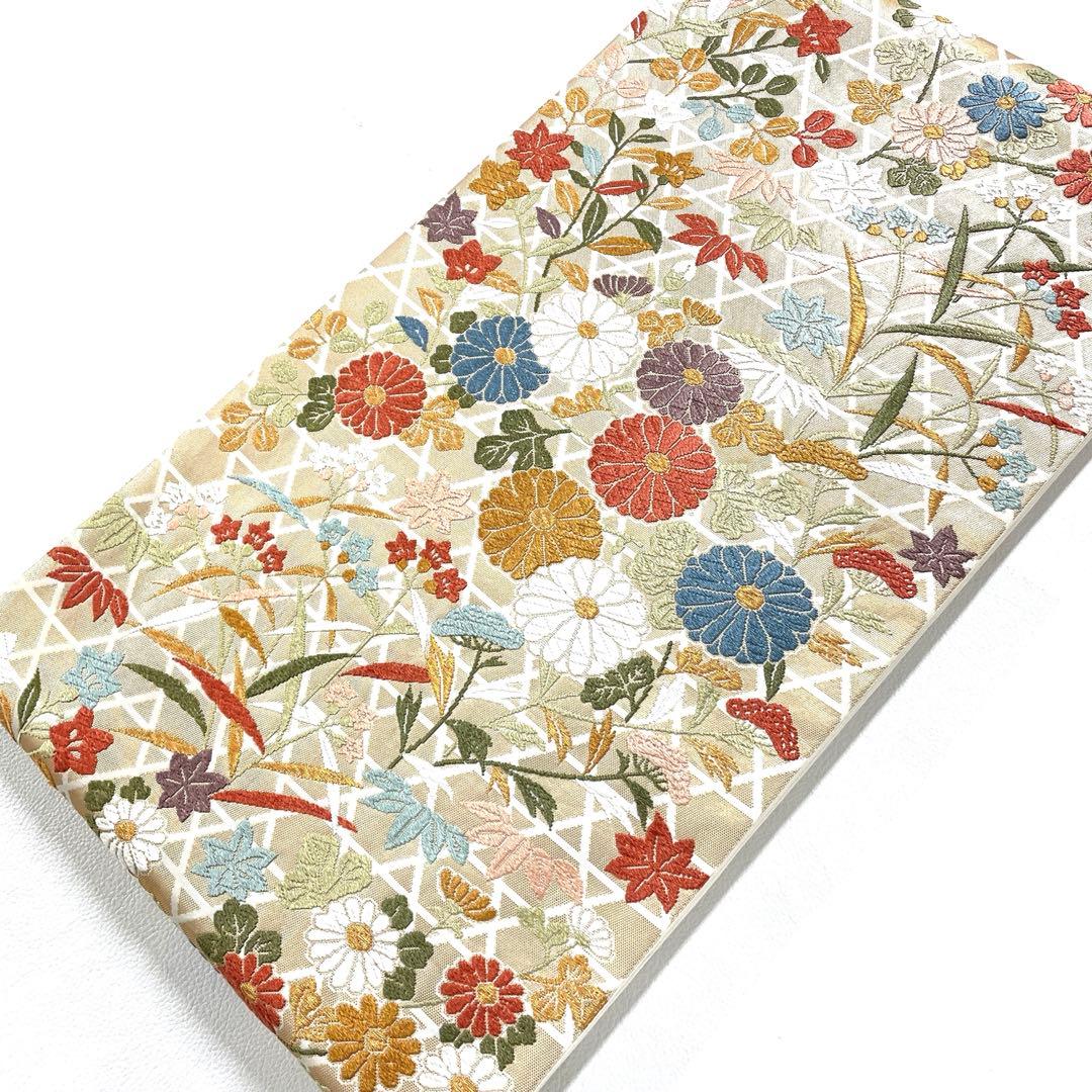 専用帯5938 5704 二点セット ●高級 正絹 六通 袋帯