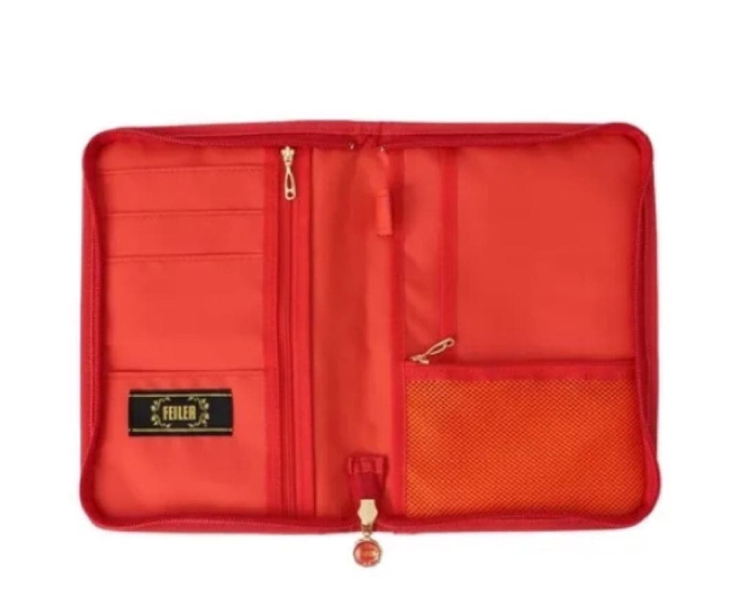 【レア☆WEB限定☆完売☆新品】フェイラー❤️ハイジ柄 RED マルチケース❤️