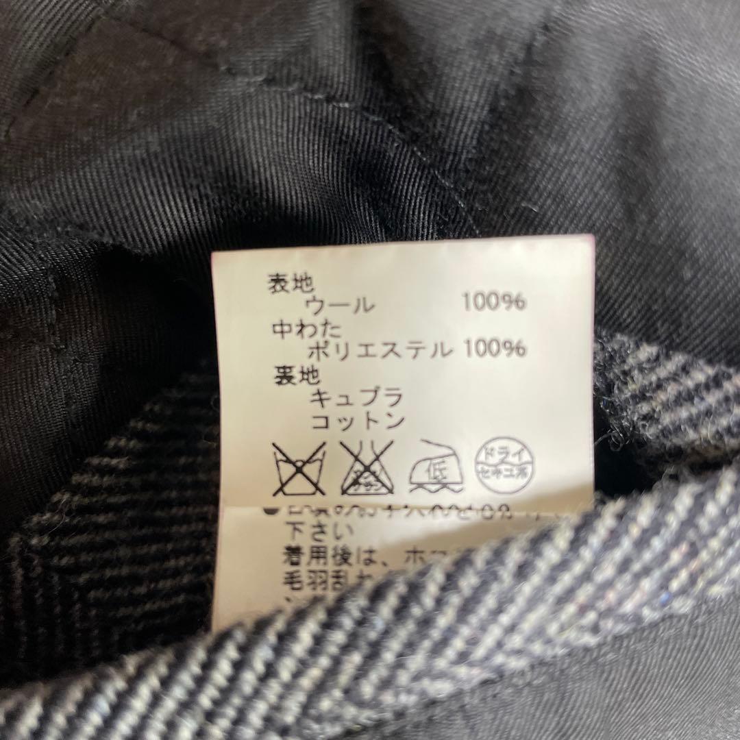 【美品 中綿あり 定価15万円】トゥモローランド　チェスターコート ヘリンボーン