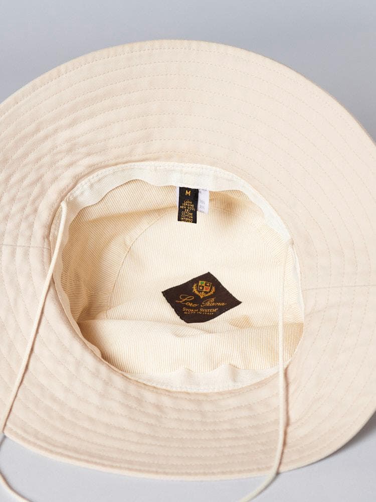 【クリーニング済】LORO PIANA ロロピアーナ ハット ITALY M