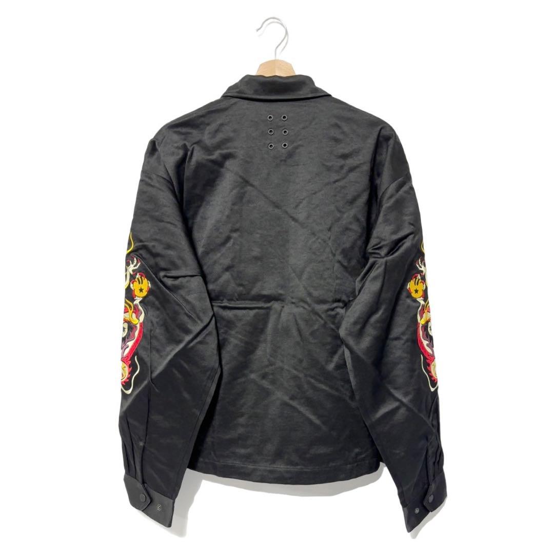 新品 ラッセルノ ゴルフ ドラゴン スーベニア ジャケット ブラック XL 6