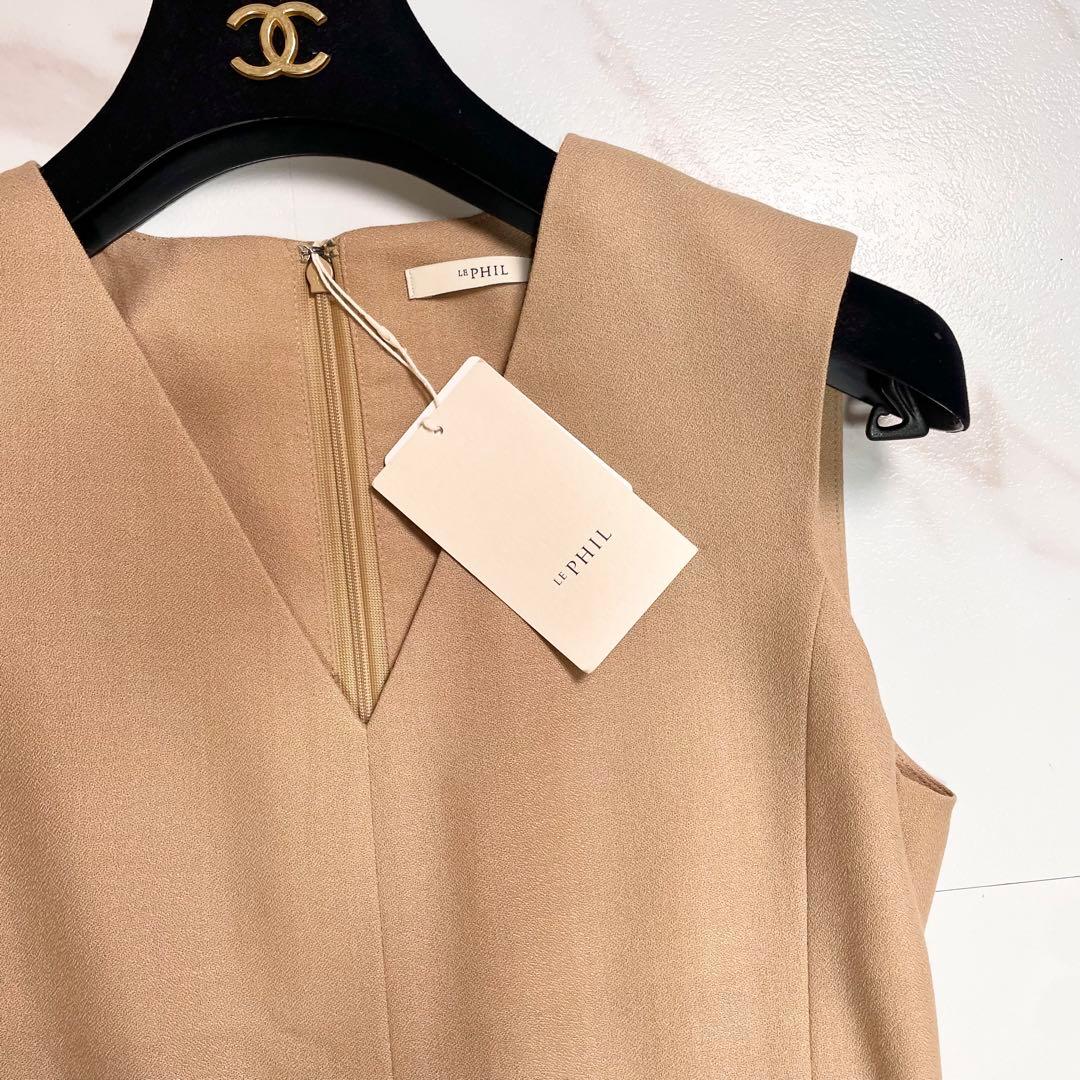 新品タグ付✨ルフィル オールインワン コンビネゾン ワイド ベージュS