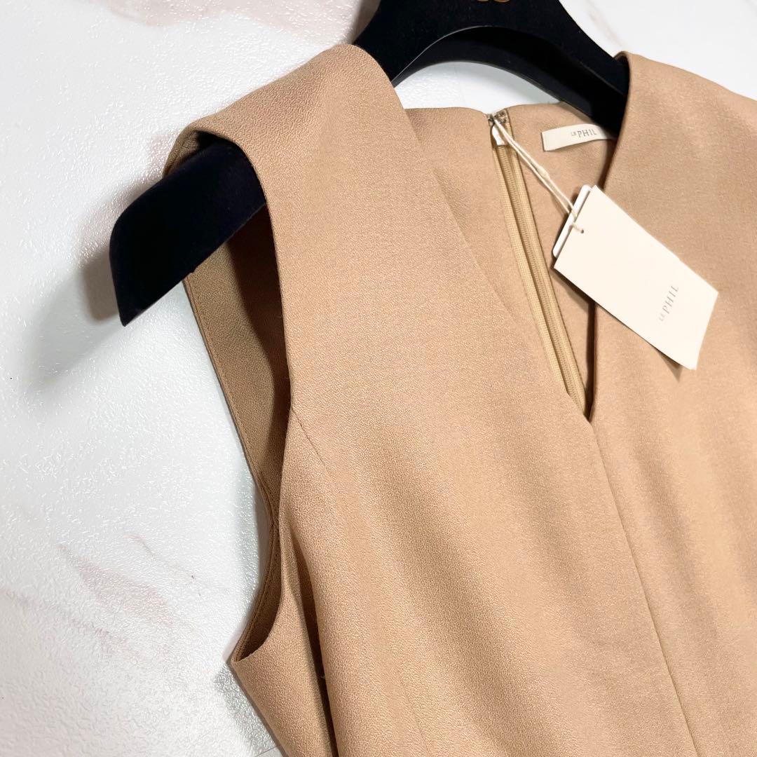 新品タグ付✨ルフィル オールインワン コンビネゾン ワイド ベージュS