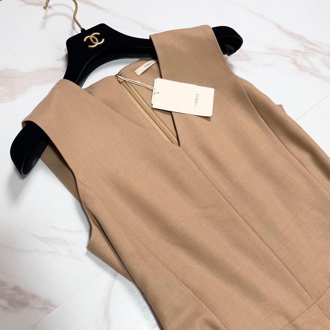 新品タグ付✨ルフィル オールインワン コンビネゾン ワイド ベージュS