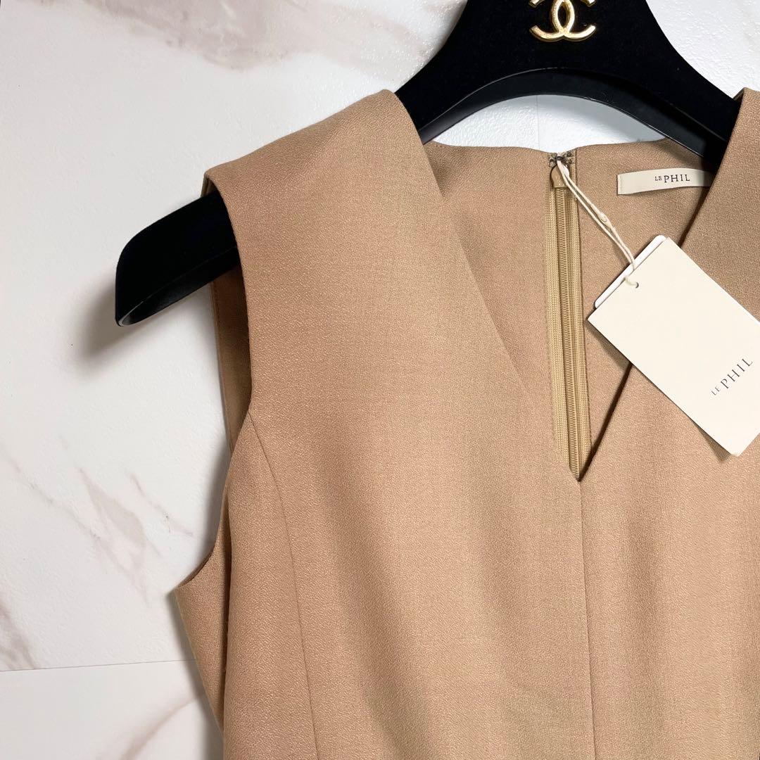 新品タグ付✨ルフィル オールインワン コンビネゾン ワイド ベージュS