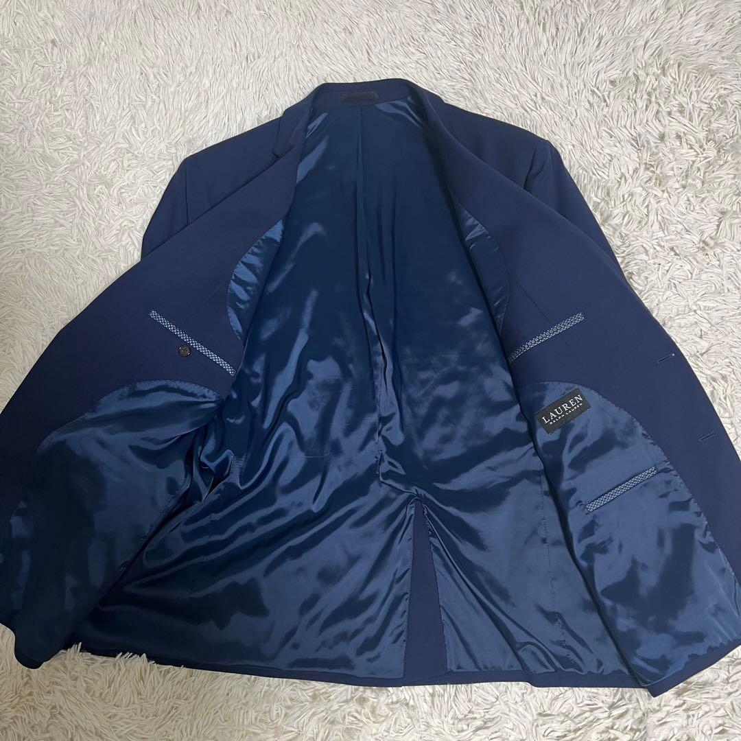 極美品　46(4XL) 大きいサイズ　ラルフローレン　紺ブレ　金ボタン