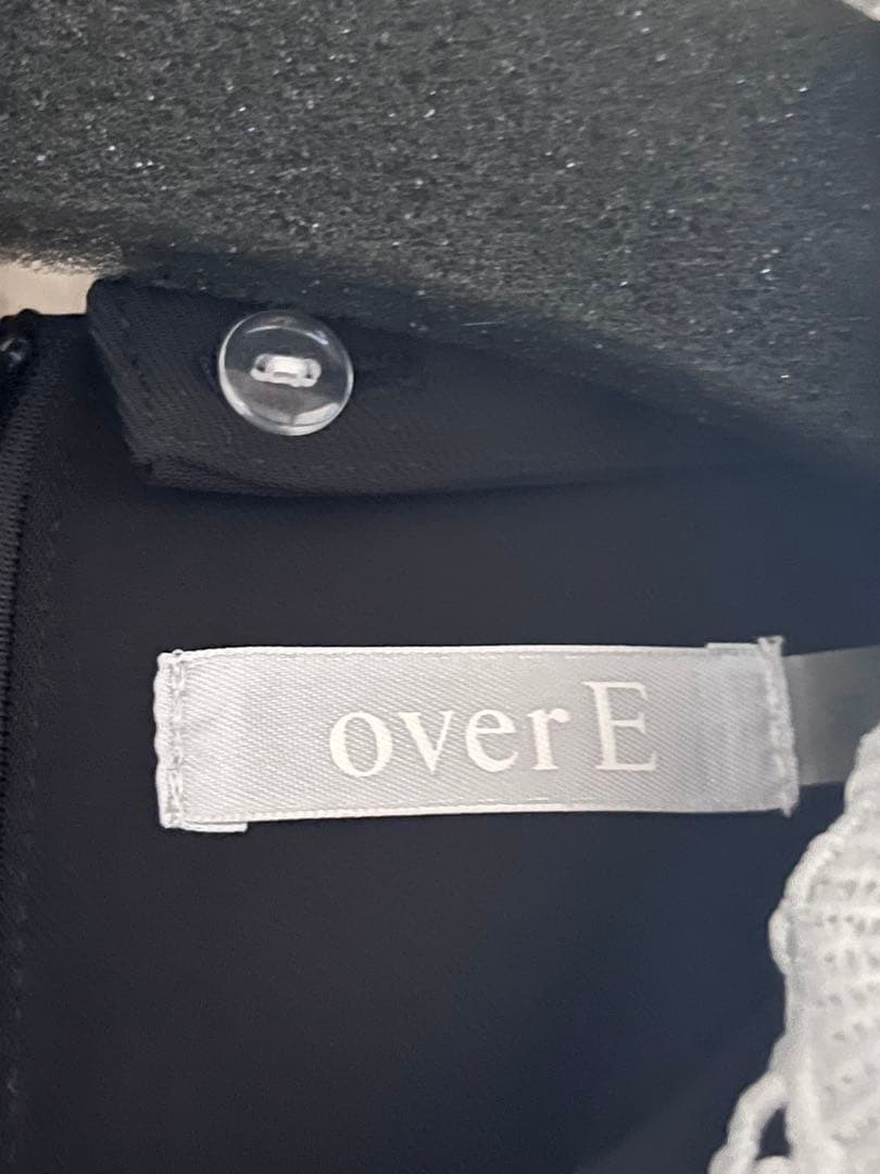 overＥ 90サイズ レース 襟付き ワンピース お呼ばれ Mサイズ