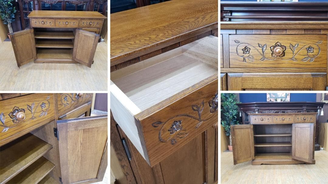 mamof3sons　美品　葉山クラシック サイドボード