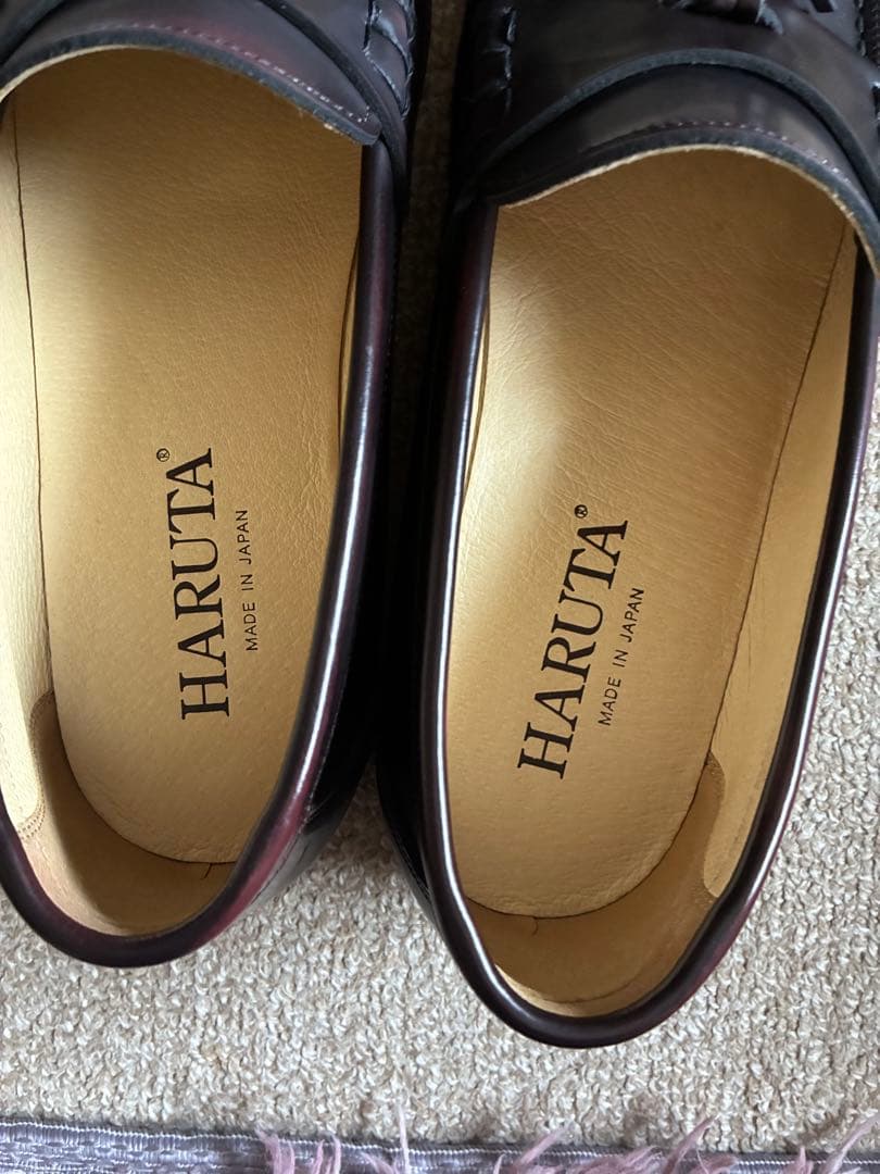 HARUTA カジュアルタッセルローファー #921 ダークブラウン