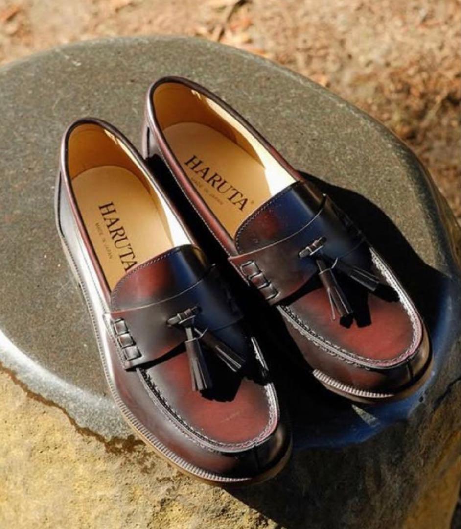HARUTA カジュアルタッセルローファー #921 ダークブラウン