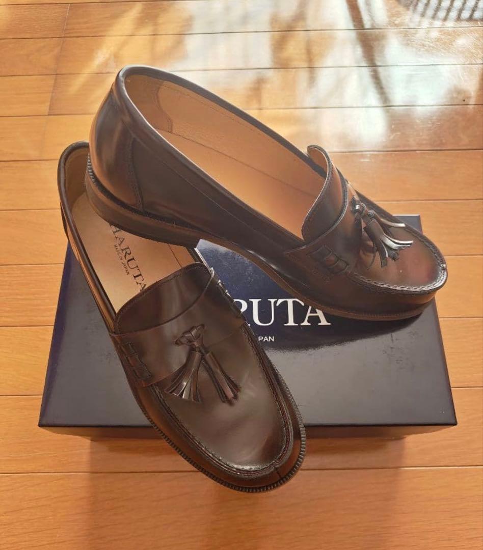 HARUTA カジュアルタッセルローファー #921 ダークブラウン
