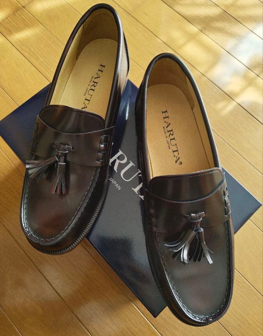 HARUTA カジュアルタッセルローファー #921 ダークブラウン