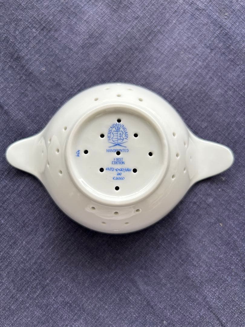 新品　ヘレンド　ウィーンの薔薇　ティーストレーナー&ボウル　茶漉し