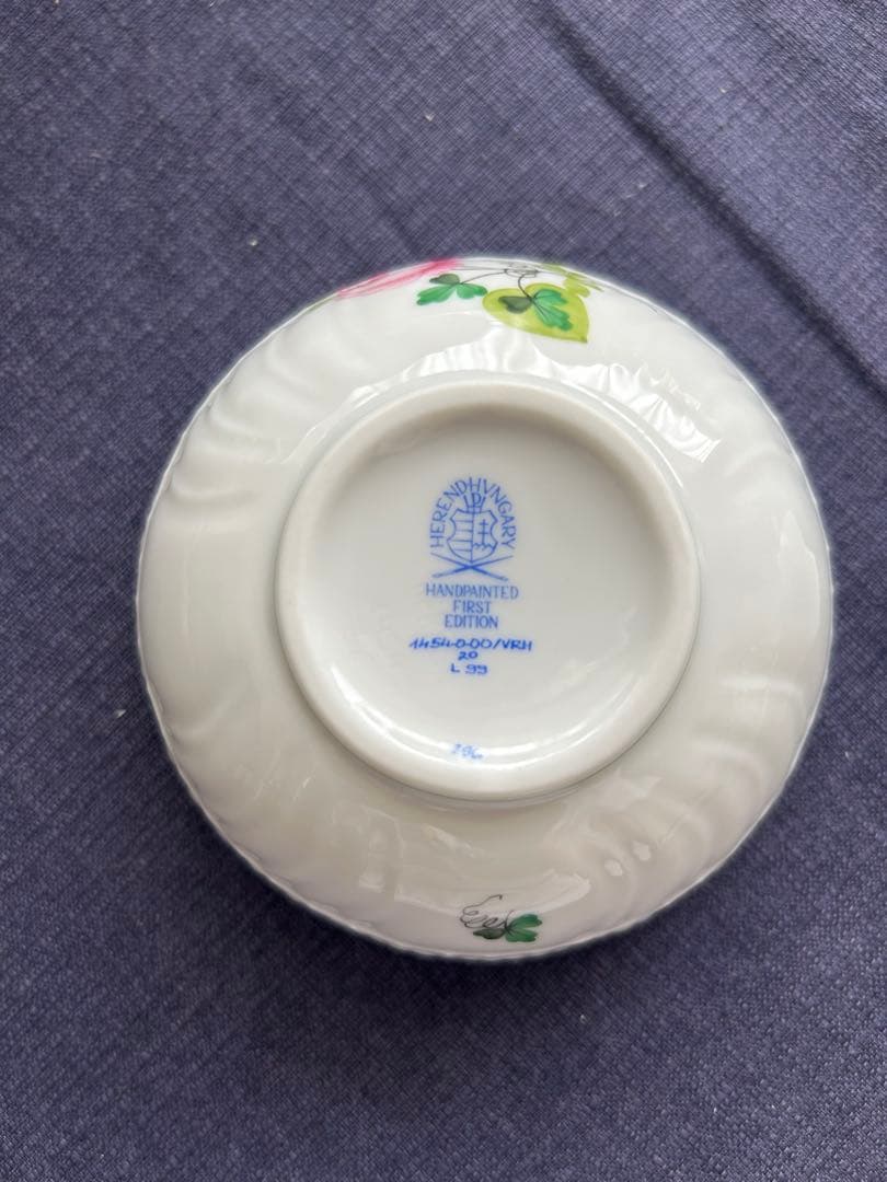 新品　ヘレンド　ウィーンの薔薇　ティーストレーナー&ボウル　茶漉し