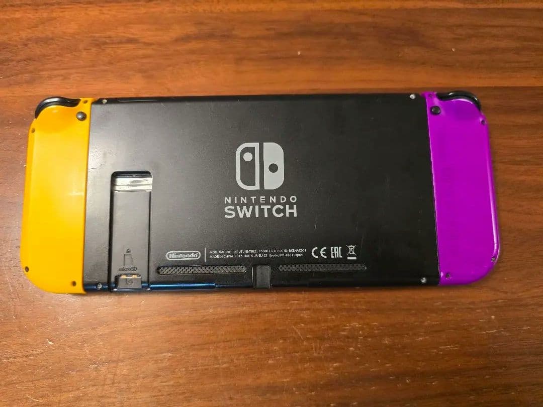 Nintendo Switch 本体 紫/オレンジジャンク品