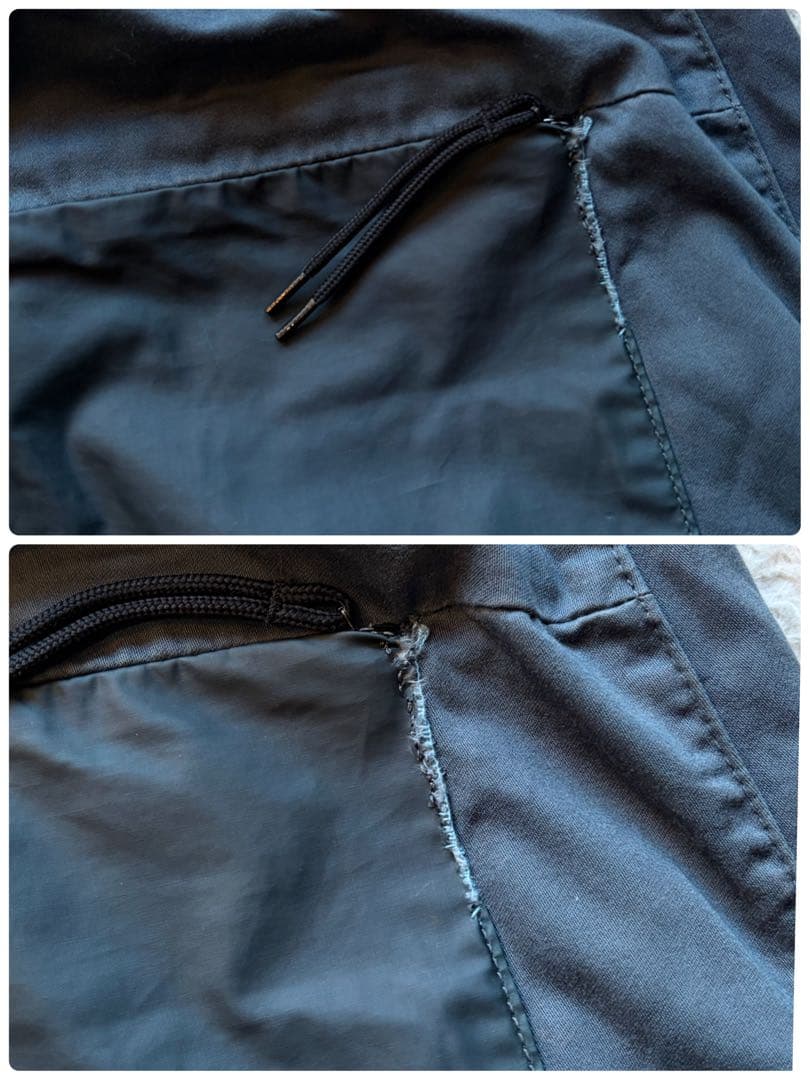 【激レア】ストーンアイランド カーゴパンツ ロゴ パッチワーク 再構築 ブルー系