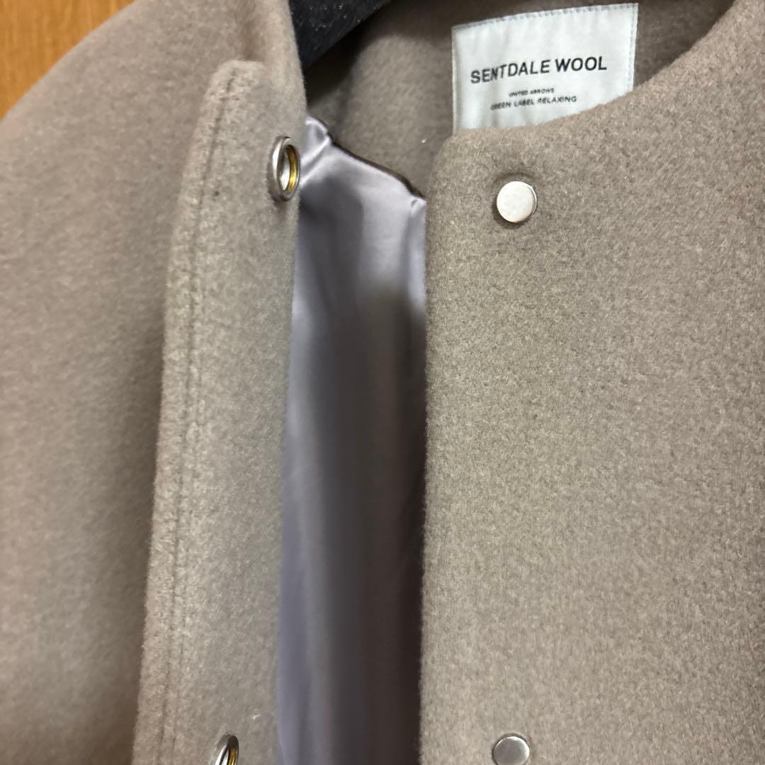 グリーンレーベルリラクシング　ノーカラー ロングコート　新品未使用　38