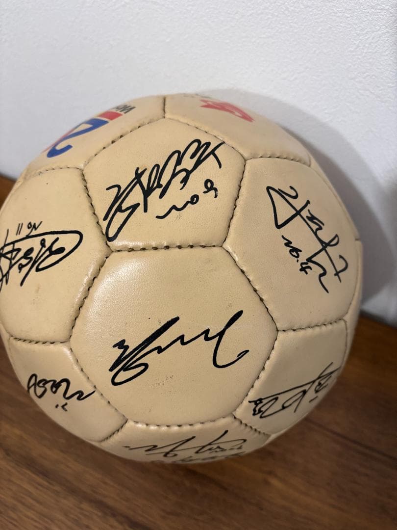 2002年　ワールドカップ　韓国代表サイン入りボール